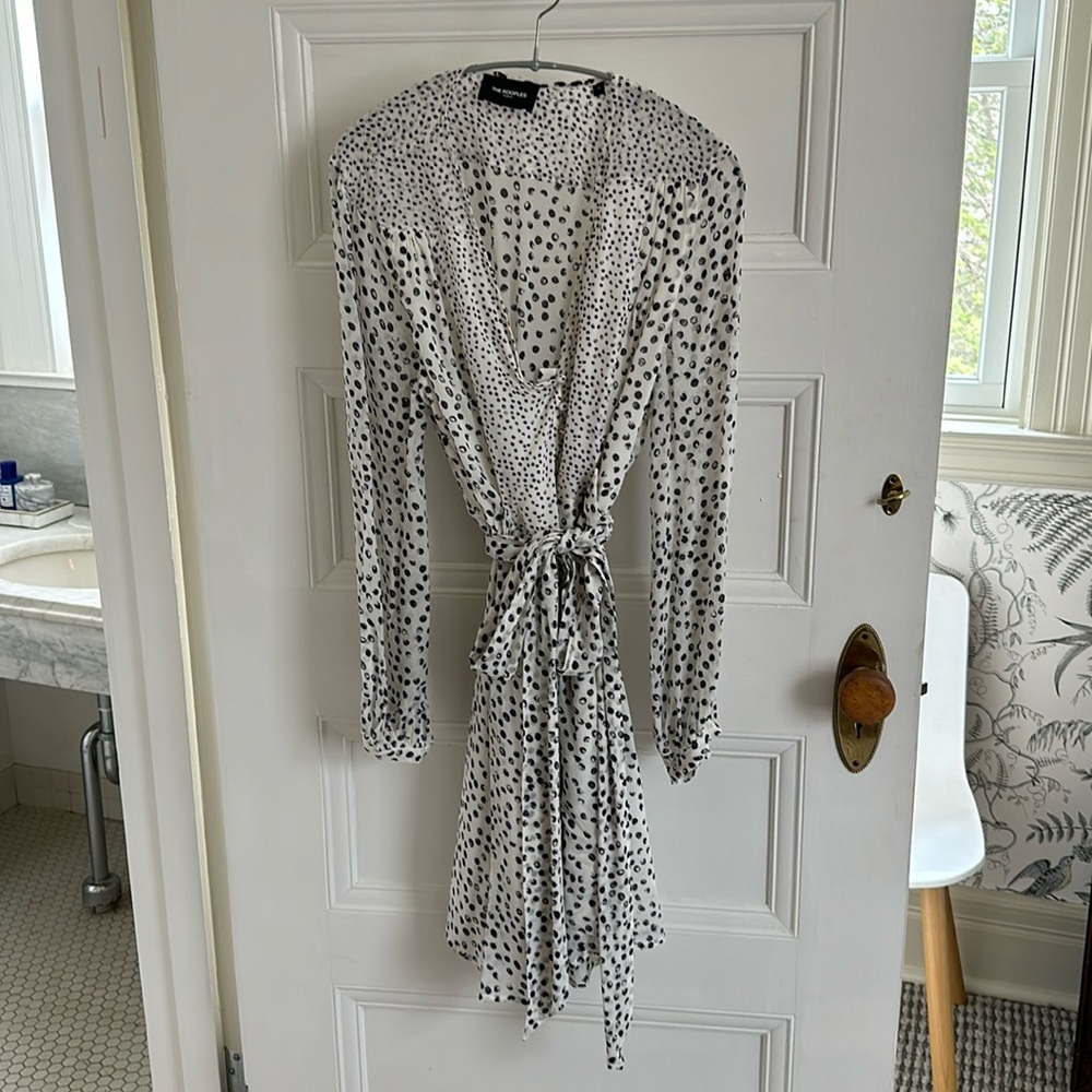 kooples size 3 lined viscose dress